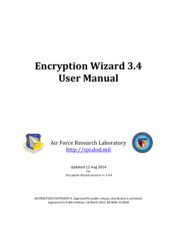Encryption Wizard 3.4 User Manual