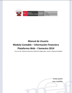 Manual de Usuario Modulo Contable – Información Financiera
