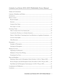 Columbia Law Review T C