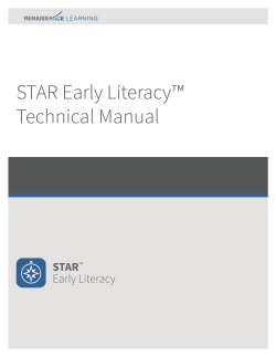 STAR Early Literacy™ Technical Manual