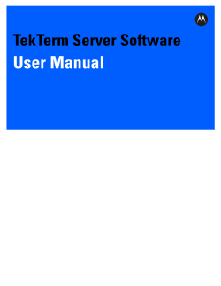 User Manual TekTerm Server Software