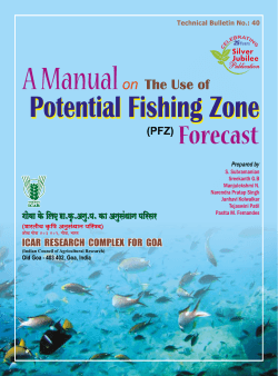 i A Manual on the use of Potential Fishing Zone (PFZ)...