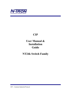 CIP User Manual &amp; Installation
