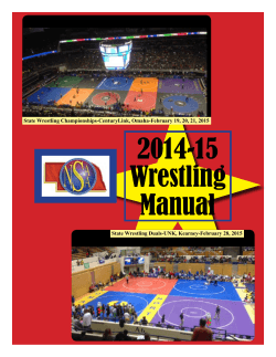 2014-15 Wrestling Manual