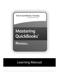 Learning Manual