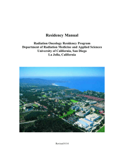 Residency Manual