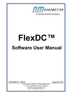 FlexDC™  Software User Manual FLDC458001-01   REV:B