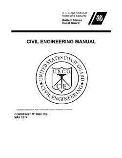 CIVIL ENGINEERING MANUAL United States U.S. Department of Homeland Security