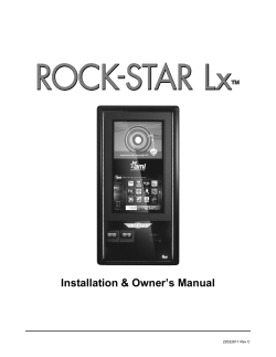 Installation &amp; Owner’s Manual  22022611 Rev C
