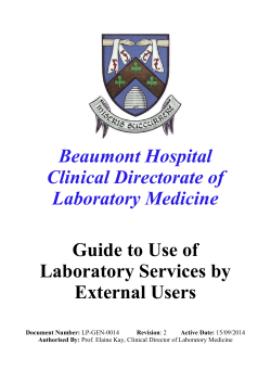 Beaumont Hospital Clinical Directorate of Laboratory Medicine