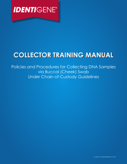 COLLECTOR TRAINING MANUAL