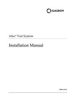 Installation Manual Atlas Fuel Systems ™