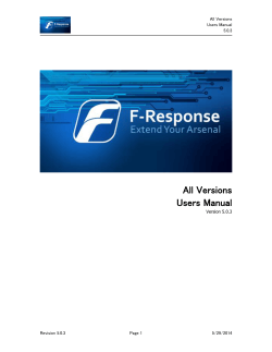 All Versions Users Manual 5.0.3