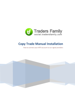 Copy Trade Manual Installation