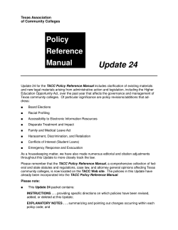 Update 24 Policy Reference Manual