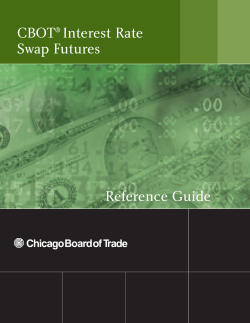 CBOT Interest Rate Swap Futures Reference Guide