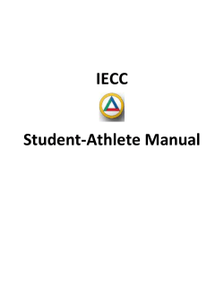 IECC Student-Athlete Manual