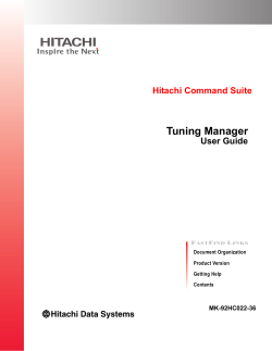 Tuning Manager Hitachi Command Suite User Guide MK-92HC022-36