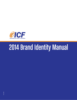 2014 Brand Identity Manual 01-2014