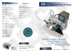 Speciﬁcations FP-500/600