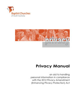 Privacy Manual