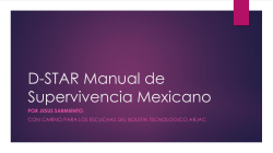 D-STAR Manual de Supervivencia Mexicano POR JESUS SARMIENTO