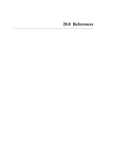 20.0  References