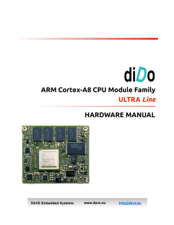 ARM Cortex-A8 CPU Module Family HARDWARE MANUAL Line www.dave.eu