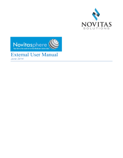 External User Manual June 2014