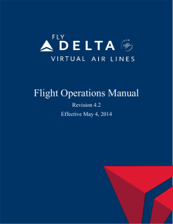 Flight Operations Manual  Revision 4.2 Effective May 4, 2014
