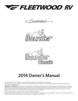 2014 Owner’s Manual