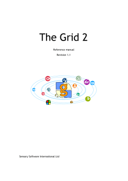 The Grid 2  Reference manual Revision 1.1