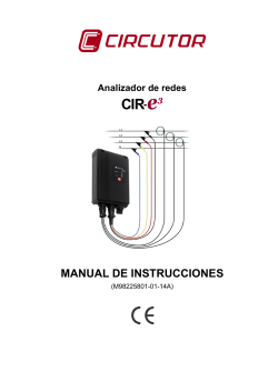 MANUAL DE INSTRUCCIONES  Analizador de redes (M98225801-01-14A)