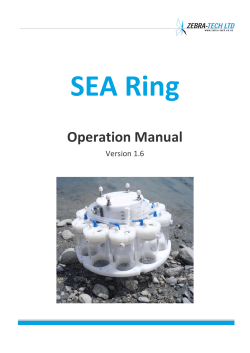 SEA Ring Operation Manual Version 1.6