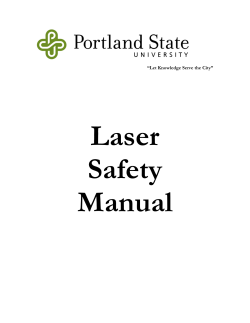 Laser Safety Manual