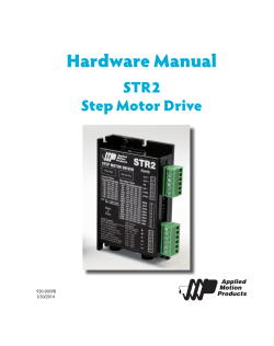 Hardware Manual - Applied Motion