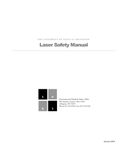 Laser Safety Manual H E