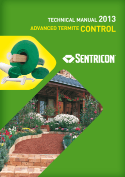 2013 control technical manual advanced termite
