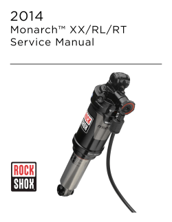 2014 Monarch™ XX/RL/RT Service Manual