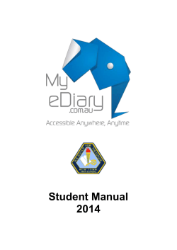 Student Manual 2014