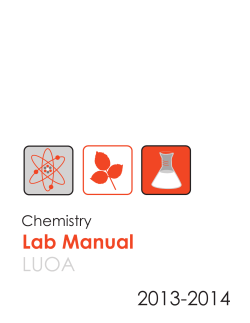 Lab Manual LUOA  2013-2014