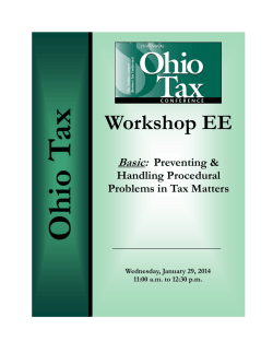 ax Ohio T Workshop EE