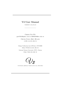 V3 User Manual Cheng-Yin Wu Chung-Yang (Ric) Huang