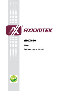 rBOX610  Linux User’s Manual