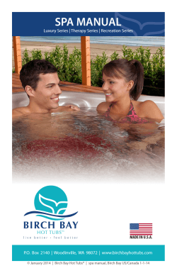 SPA MANUAL