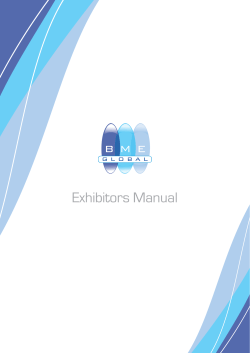 Exhibitors Manual