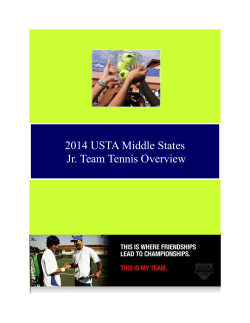 2014 USTA Middle States Jr. Team Tennis Overview