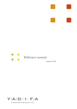 Reference manual version 2.0.0