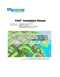 FAST Installation Manual ®