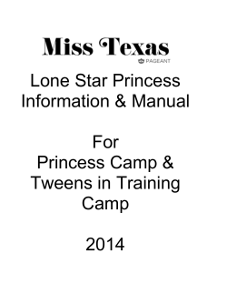 Lone Star Princess Information &amp; Manual For